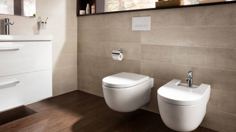 Meridian wall-hung toilet and bidet