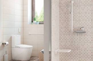 Bathroom space with Roca