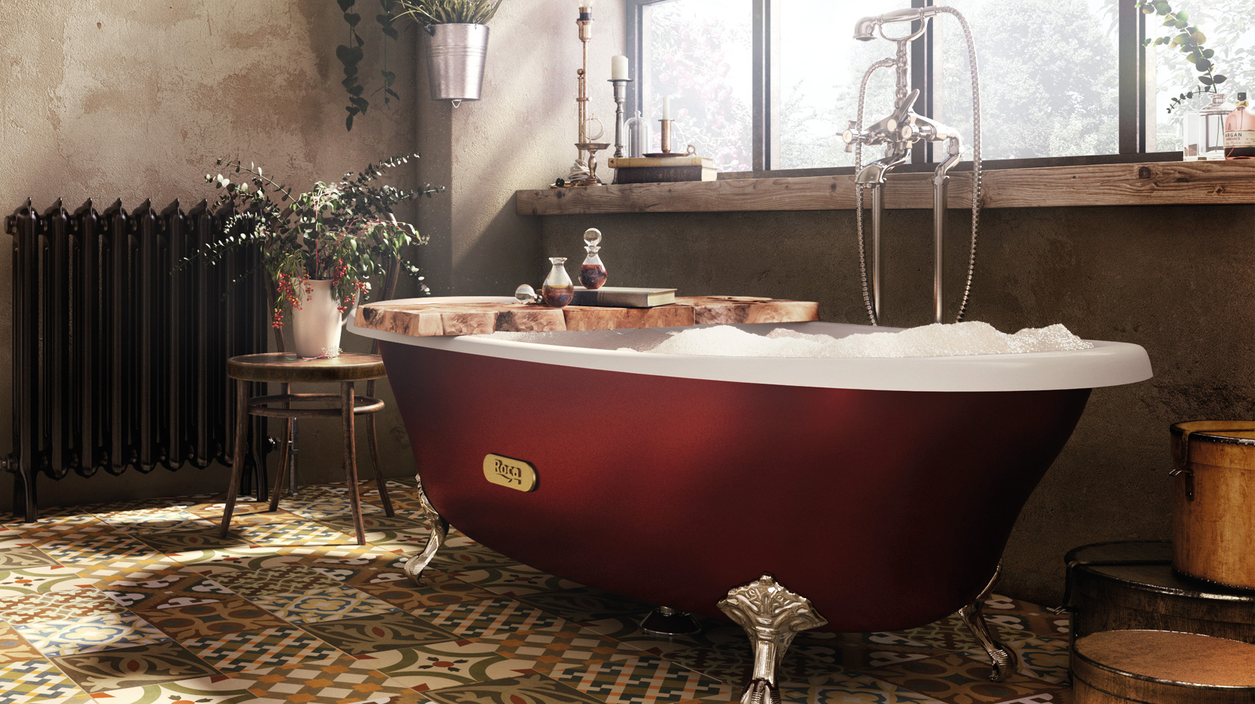 Newcast bath by Roca
