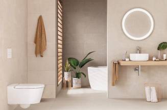 Minimal bathroom with Roca products